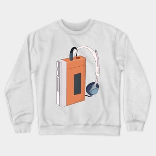 Vintage Retro 80s 90s Walkman Crewneck Sweatshirt